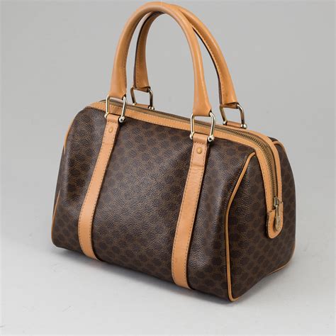 celine vintage macadam boston bag